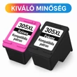 Kép 1/3 - LEGNAGYOBB! HP 305XL (BK+CMY) (38ml) kompatibilis tintapatron multipack /Lepkés CN/