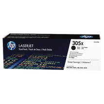 HP 305X (CE410XD) (Bk) [2x4k] eredeti toner duplacsomag