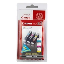 Canon CLI-521 C,M,Y eredeti tintapatron csomag