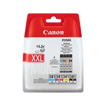 Canon CLI-581XXL (BKCMY)(1998C005) eredeti 4db-os tintapatron csomag