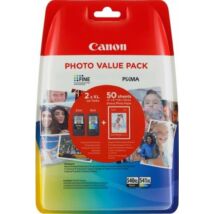  Canon PG-540XL BK / CL-541XL CMY eredeti 2db-os tintapatron csomag + Fotópapír