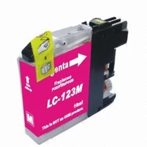 Brother LC123/LC125M (10 ml) kompatibilis (CHIP-es) tintapatron /Lepkés CN