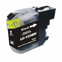 Brother LC123/LC127BK (20 ml) kompatibilis (CHIP-es) tintapatron /Lepkés CN/