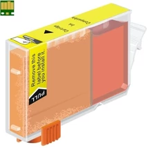 Canon CLI-521Y (10.5 ml) kompatibilis (CHIP-es) tintapatron /Lepkés CN/