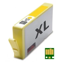 HP 920XL (CD974A) (Y) (14 ml) kompatibilis (CHIP-es) tintapatron /Lepkés CN/