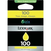 Lexmark 100 (Y) (14N0902E) eredeti tintapatron