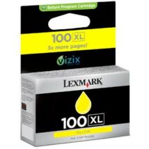 Lexmark 100 XL (Y) (14N1071) eredeti tintapatron