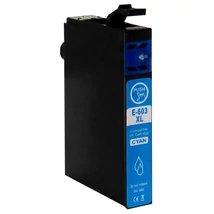 Epson 603XL C kompatibilis tintapatron /Lepkés CN/