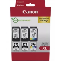 	Canon PG-575XL+PG-575XL/CL-576XL (2x15ml BK+13ml CMY) eredeti 3db-os tintapatron multipack + Fotópapír