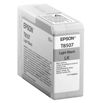 Epson T8507 (C13T850700) LBK (80ml) Eredeti tintapatron