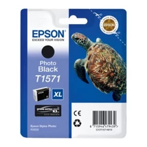Epson T1571 (C13T15714010) BK (26ml) Eredeti tintapatron