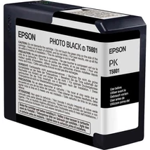 Epson T5801 (C13T580100) PBK (80ml) Eredeti tintapatron