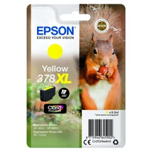 Epson 378XL (T3794) (C13T37944010) Y (9,3ml) Eredeti tintapatron