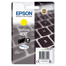 Epson 407 (T07U4) (Y) (20,3ml) eredeti tintapatron