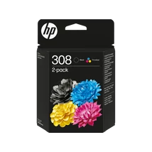 HP 308 (BK+CMY) (6L6S6UE) eredeti tintapatron csomag
