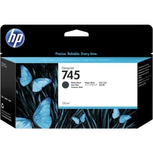 HP 745 (F9J99A) (MBk) [130ml] eredeti tintapatron