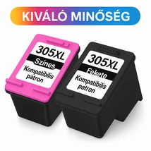 LEGNAGYOBB! HP 305XL (BK+CMY) (38ml) kompatibilis tintapatron multipack /Lepkés CN/