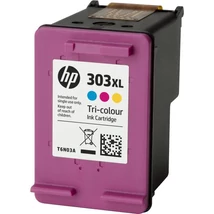 Üres HP 303XL (T6N03AE) (CMY) eredeti tintapatron (visszavétel)