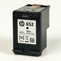 Üres HP 652 (F6V25AE) (BK) eredeti tintapatron (visszavétel)