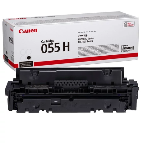Canon CRG-055H (BK) (3020C002AA) [7,6K] Eredeti toner