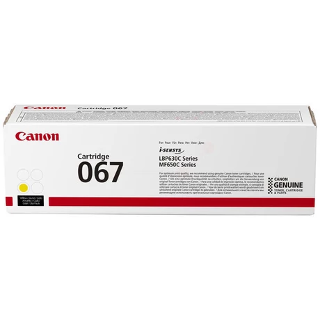 Canon CRG-067 (Y) [1,2] eredeti toner