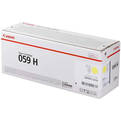 Canon CRG-059H (Y) (3624C001) [13,5K] Eredeti toner