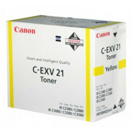 Canon C-EXV21 (Y) (CACF0455B002AA) [14k] Eredeti toner 