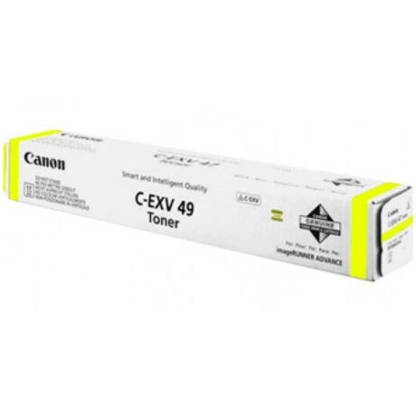 Canon C-EXV49 (Y) (CACF8527B002AA) [19k] Eredeti toner