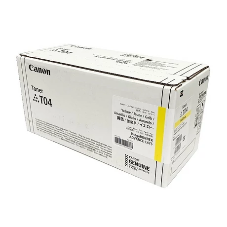 Canon T04 (Y) (2977C001AA) [27,5K] Eredeti toner