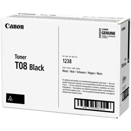 Canon T08 (BK) (CF3010C006AA) [11K] Eredeti toner