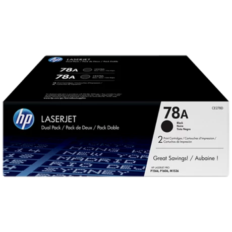 HP 78A (CE278AD) (Bk) [2x2,1k] eredeti toner duplacsomag