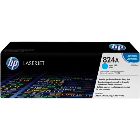 HP 824A (CB381A) (C) [21k] eredeti toner