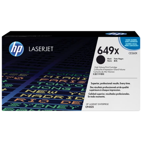 HP 649X (CE260X) (Bk) [17k] eredeti toner
