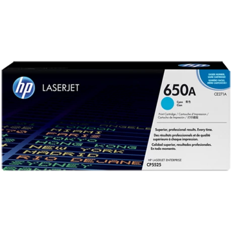 HP 650A (CE271A) (C) [15k] eredeti toner