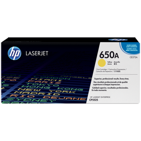 HP 650A (CE272A) (Y) [15k] eredeti toner