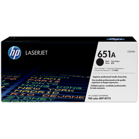 HP 651A (CE340A) (Bk) [13,5k] eredeti toner
