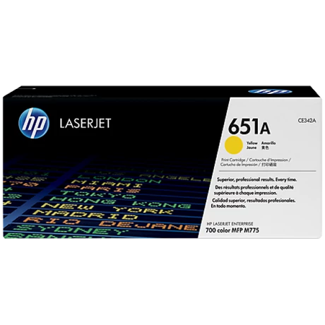 HP 651A (CE342A) (Y) [16k] eredeti toner