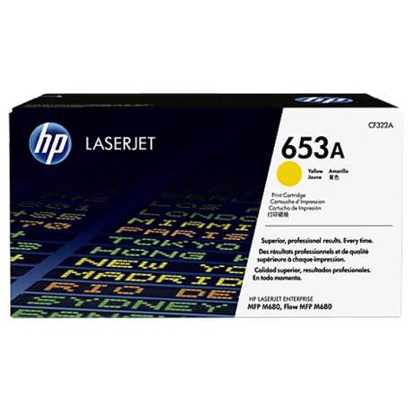 HP 653A (CF322A) (Y) [16,5k] eredeti toner
