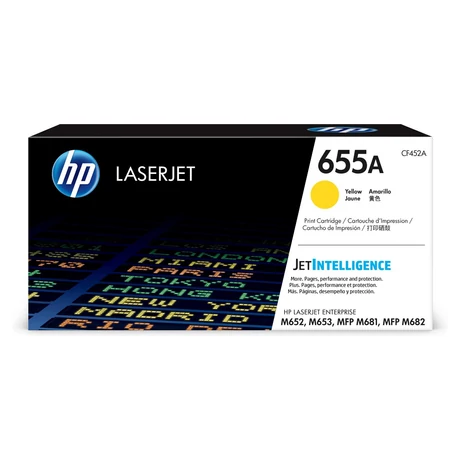 HP 655A (CF452A) (Y) [10,5k] eredeti toner