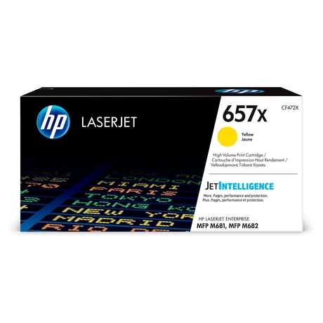 HP 657X (CF472X) (Y) [23k] eredeti toner
