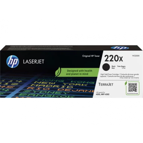 HP 220X (W2200X) (Bk) [7,5k] eredeti toner