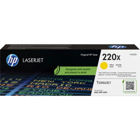 HP 220X (W2202X) (Y) [5,5k] eredeti toner