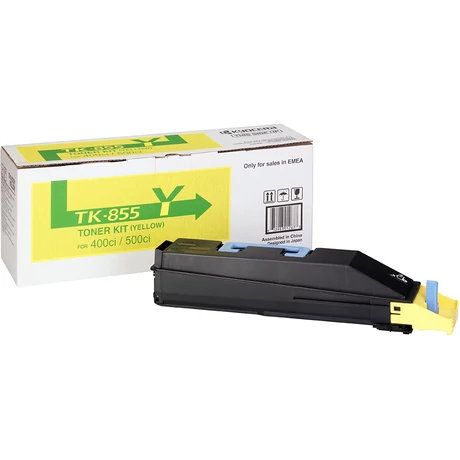 Kyocera TK-855 (Y) (1T02H7AEU0) [18K] Eredeti toner