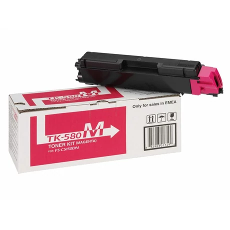 Kyocera TK-580 (M) (1T02KTBNL0) [2,8K] Eredeti toner