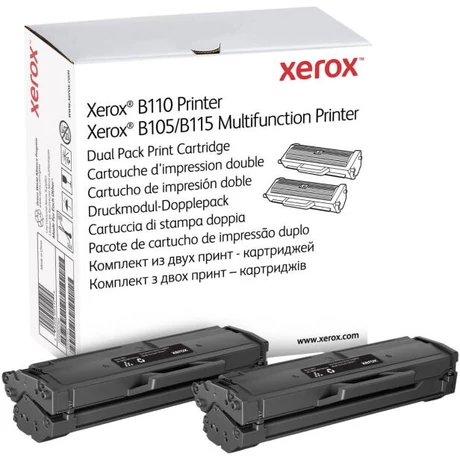 Xerox 006R04964 fekete eredeti toner (2 db.) | B105 | B110 | B115 |