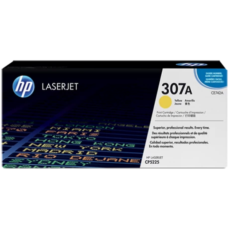HP 307A (CE742A) (Y) [7,3k] eredeti toner