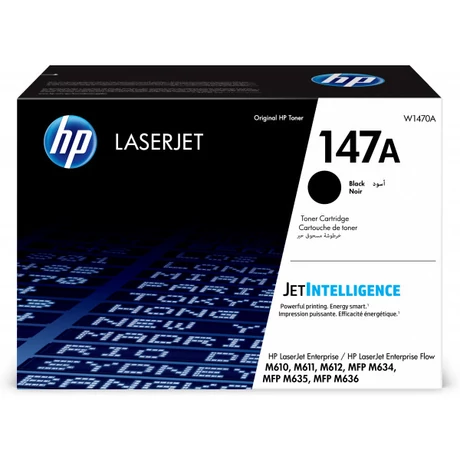 HP 147A (W1470A) (BK) (10.5K) Eredeti toner
