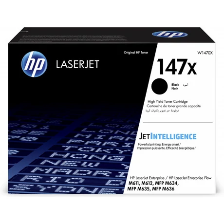 HP 147X (W1470X) (BK) (25.2K) Eredeti toner