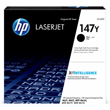 HP 147Y (W1470Y) (BK) (42K) Eredeti toner