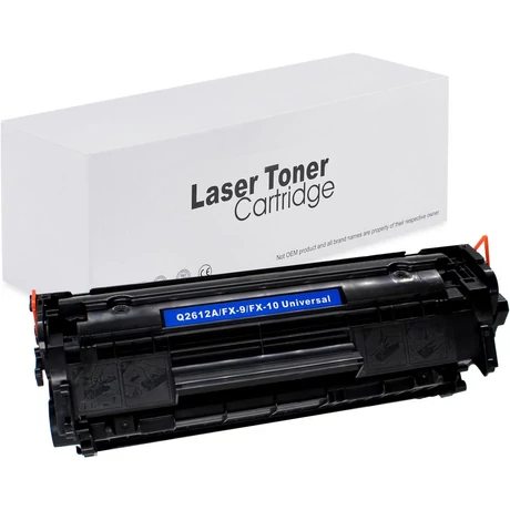HP 12A/fx-10 (Q2612A/FX9/CRG103/CRG303/CRG703) [2K] 100% új) kompatibilis toner /Whitebox/